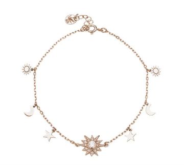 Armband Stern rosévergoldet